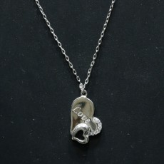92.5 Fancy Silver Chain With Pendant